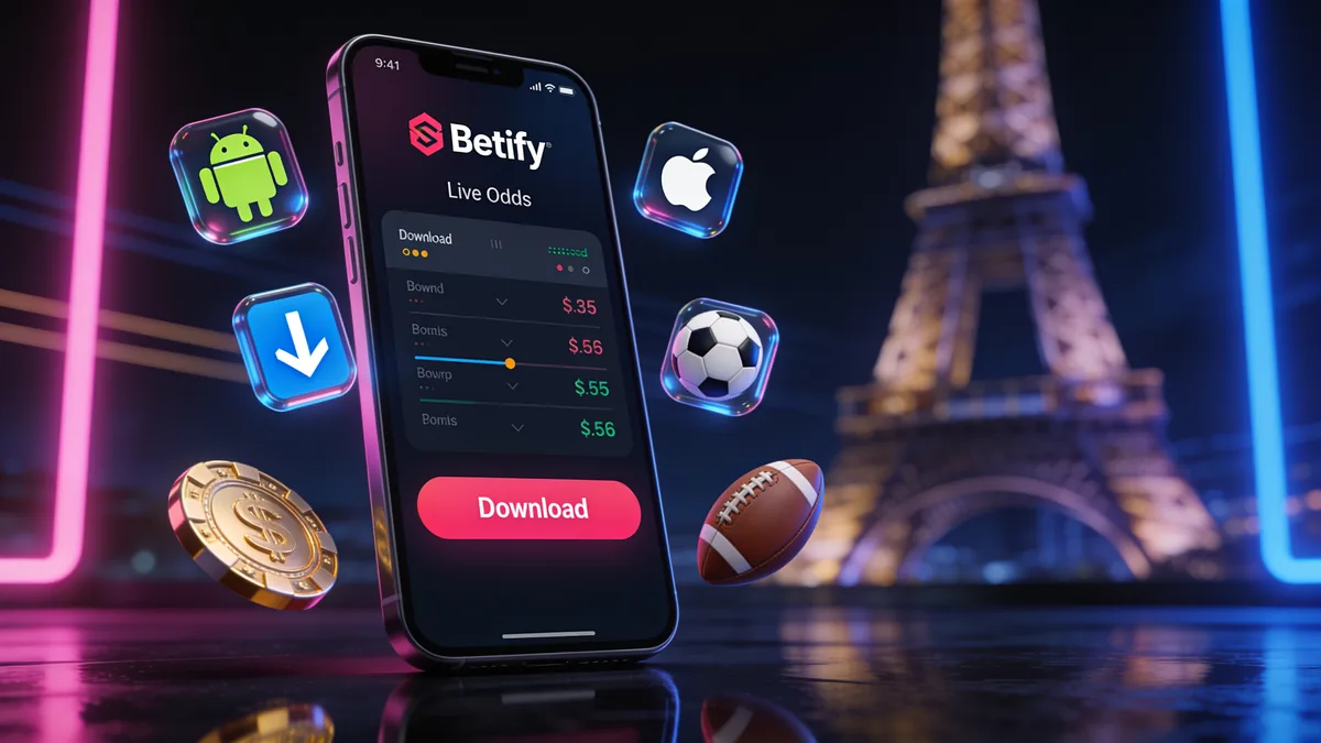 Créer un compte Betify sur mobile pour les joueurs en France